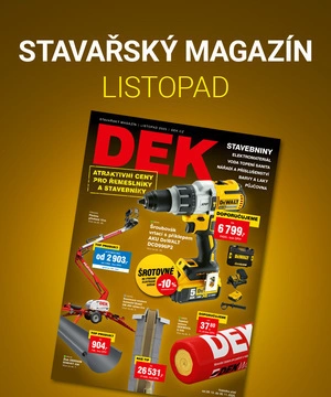 Listopadový Stavařský magazín DEK je tady