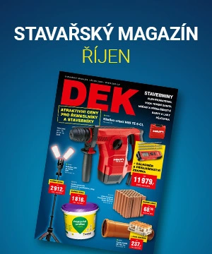 Stavařský magazín DEK je tady