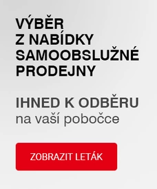 Výběr z nabídky samoobslužné prodejny