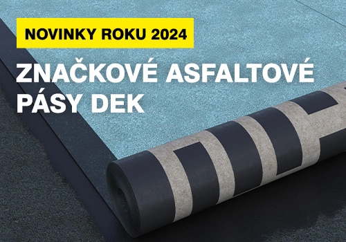 Značkové asfaltové pásy DEK - novinky roku 2024