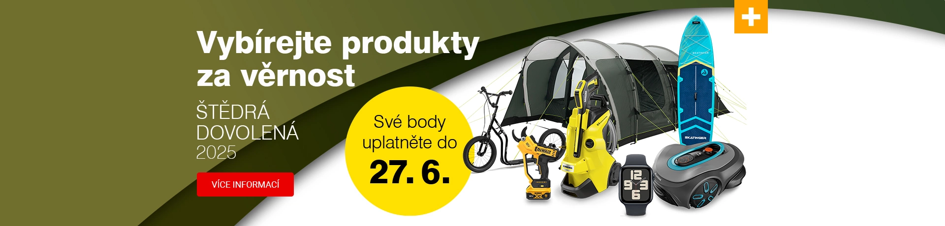 Vybírejte produkty za věrnost
