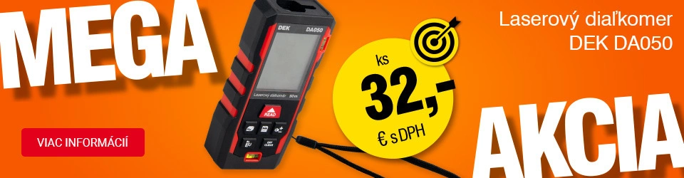 MEGA AKCIE - diaľkomer DEK