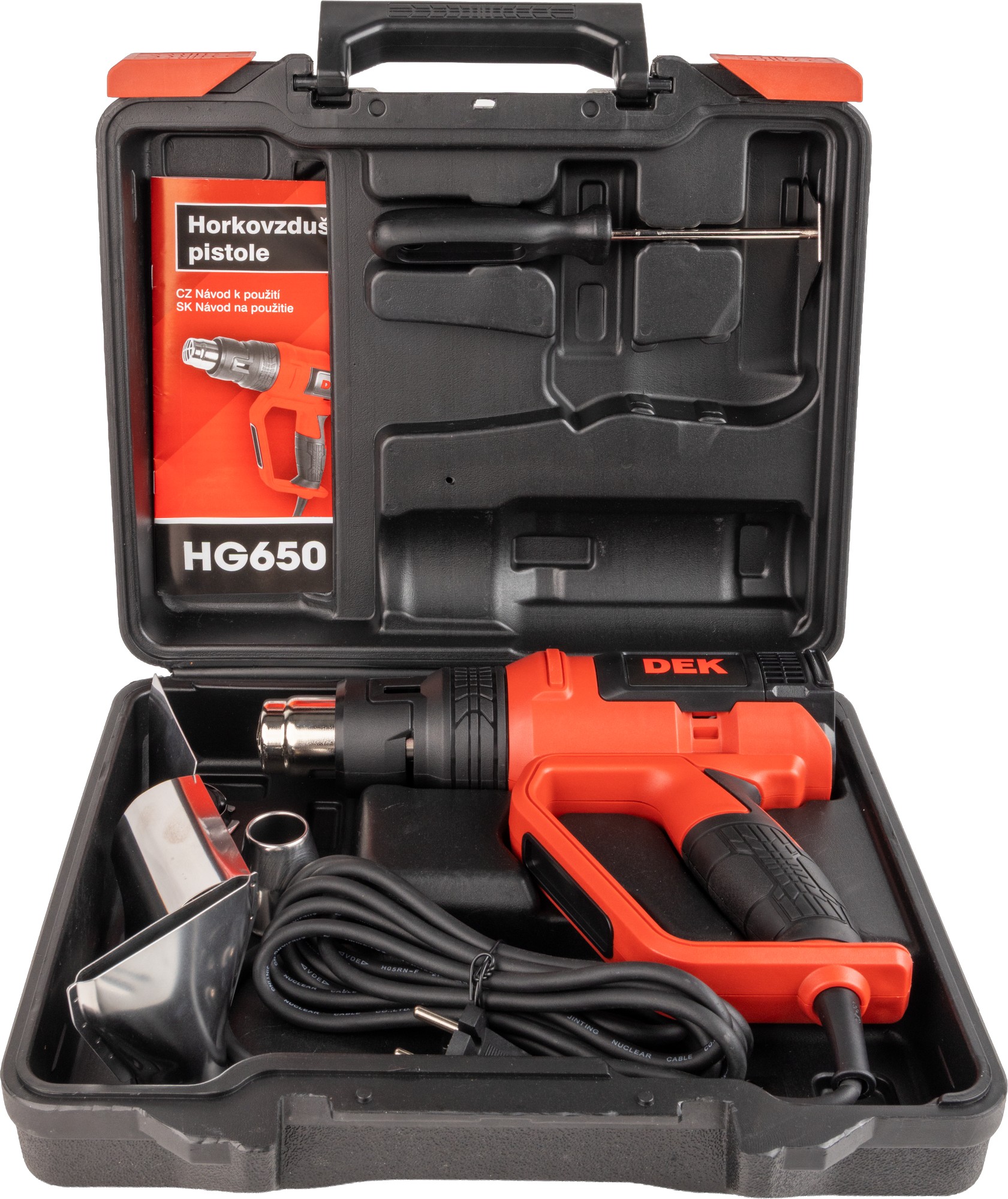Pistole horkovzdušná DEK HG650_5