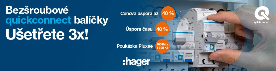 Hager quickconnect | UŠETŘÍTE 3×!