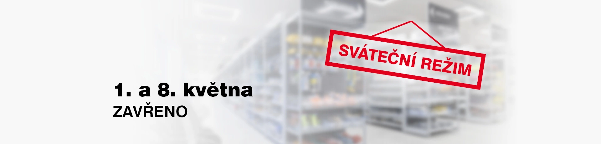 Sváteční režim ve Stavebninách DEK