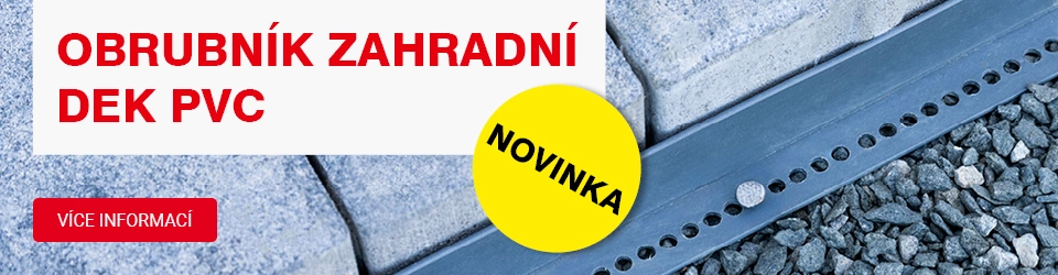 DEK obrubníky - novinka