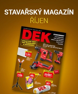 Říjnový Stavařský magazín DEK plný super tipů
