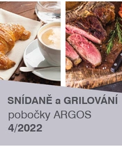 Snídaně a grilování na pobočkách ARGOS 4/2022
