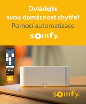 Komfort chytré domácnosti s TaHoma® switch od Somfy