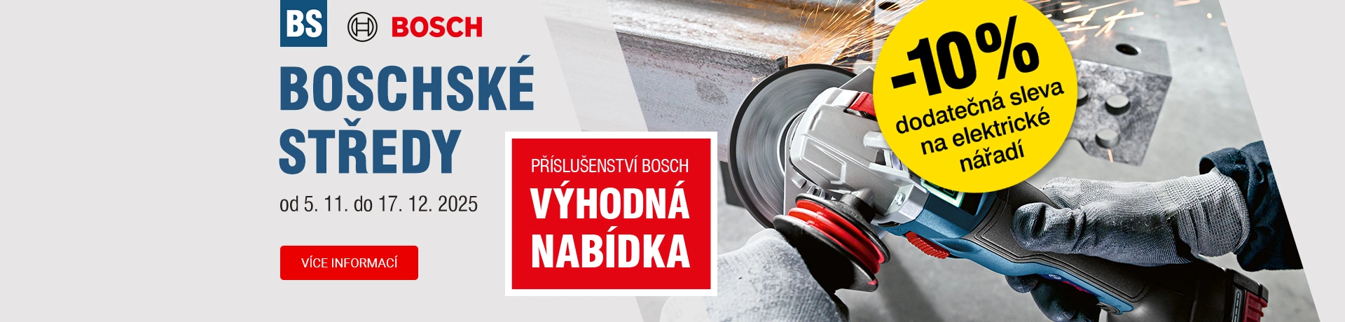 BOSCHské středy jsou zpět