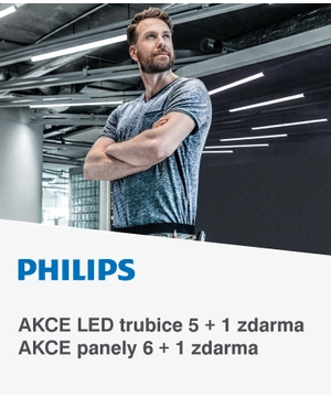 Získejte 1ks LED trubice nebo panelu Philips ZDARMA