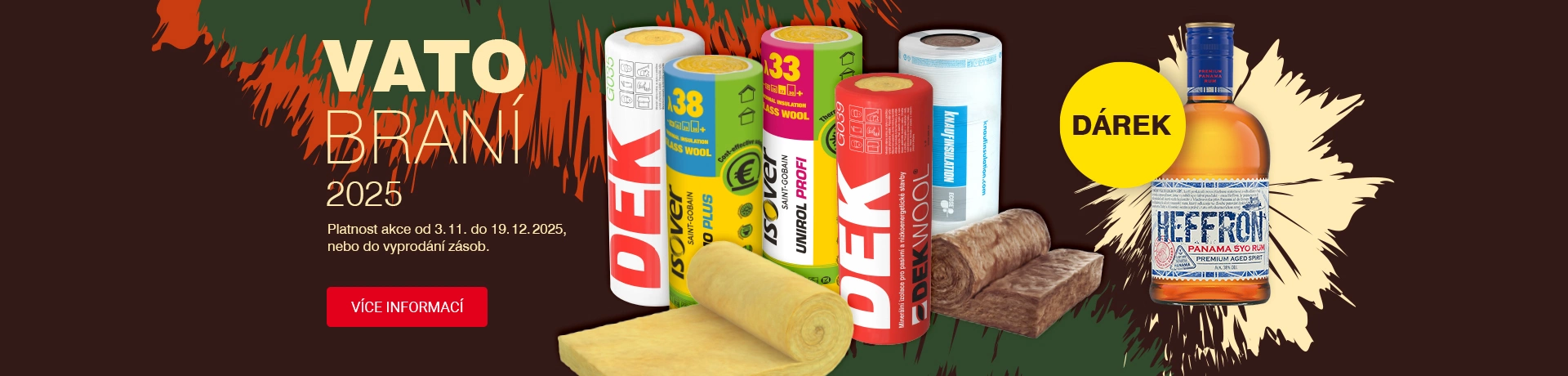 Vatobraní se vrací do Stavebnin DEK
