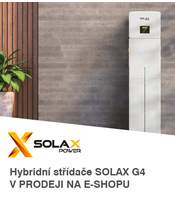 Hybridní střídače SOLAX G4 V PRODEJI
