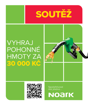 NOARK - energy drink a soutěž o pohonné hmoty v hodnotě 30 000 Kč