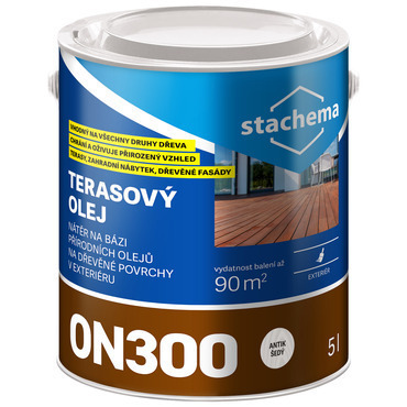 ON300 Terasový olej antik šedý 5 l