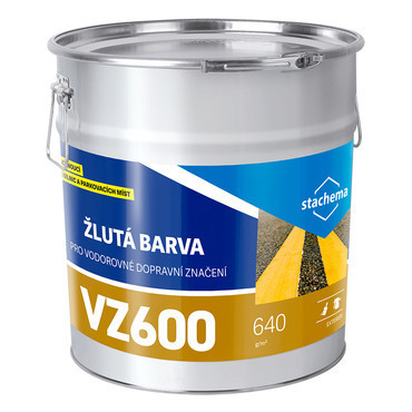 VZ600 Žlutá barva pro vodorovné dopravní značení žlutá 35 kg