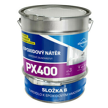PX400 Epoxidový zátěžový silnovrstvý nátěr RAL 7044 (hedvábná šedá) 5 kg