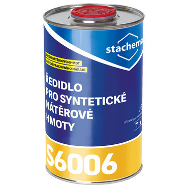 S6006 Ředidlo pro syntetické nátěrové hmoty 1 l
