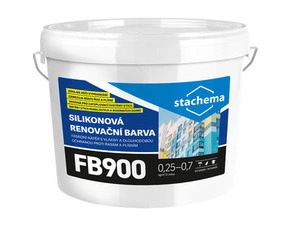 FB900 Silikónová renovačná fasádna farba báza A 13,6 kg