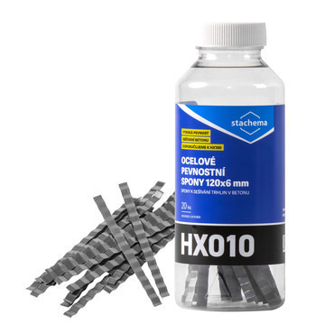HX010 Oceľové pevnostné spony 120×6 mm 20 ks