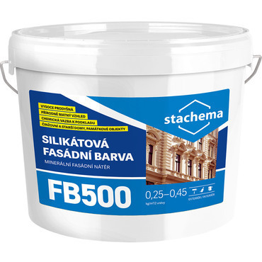 FB500 Silikátová fasádna farba báza A 6,8 kg
