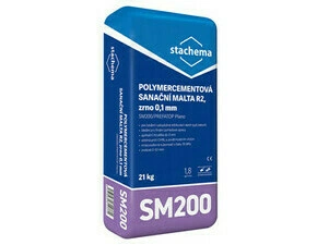 SM200 Jemná kozmetická sanačná malta tmavo šedá 21 kg