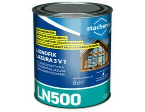 LN500 Lignofix LAZURA 3 v 1 bezfarebný 0,6 l
