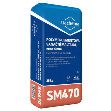 SM470 Hrubá sanačná malta 25 kg