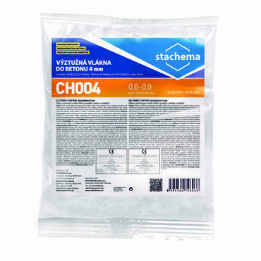 CH004 Výstužné vlákna do betónu 4 mm 0,3 kg