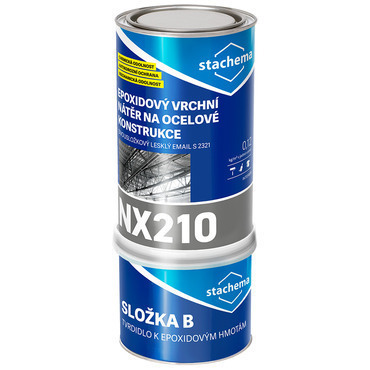 NX210 Epoxidový vrchný náter na oceľové konštrukcie lesklý 1,26 kg