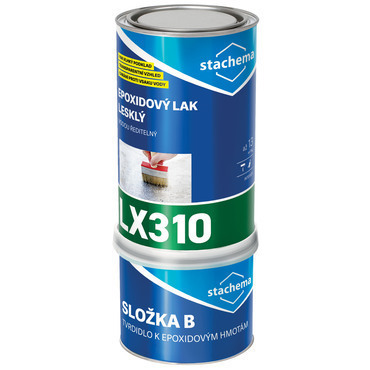 LX310 Lesklý vodou riediteľný epoxidový lak 1 kg
