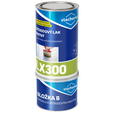 LX300 Matný vodou riediteľný epoxidový lak 1 kg