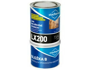 LX200 Epoxidový lak na drevené povrchy matný 0,75 l