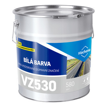 VZ530 Biela farba pre vodorovné dopravné značenie biela 35 kg