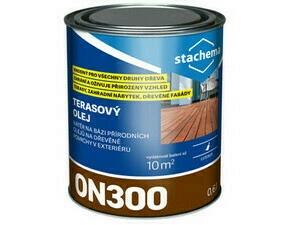 ON300 Terasový olej antik šedý 0,6 l