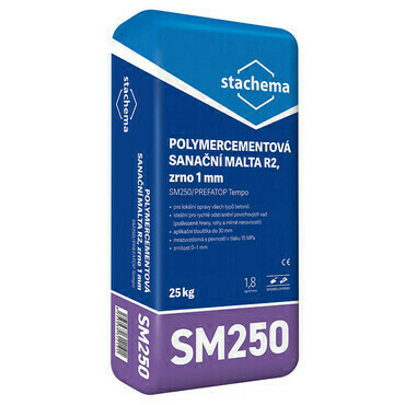 SM250 Rýchlotuhnúca kozmetická sanačná malta