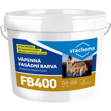 FB400 Vápenná fasádna farba 10 kg
